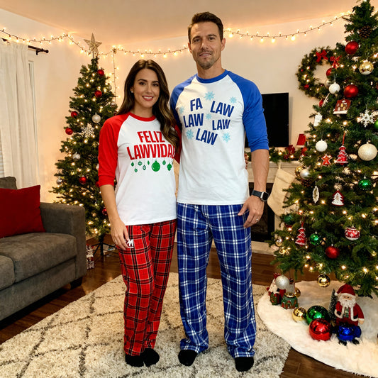Morgan & Morgan Holiday Shirt – “Feliz Lawvidad” or “Fa Law Law Law” (Unisex)