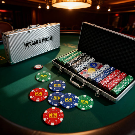 Morgan & Morgan 500-Piece Poker Set with Aluminum Case