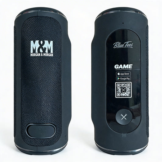 M&M Blue Tees Player+ Premium Magnetic GPS Golf Speaker