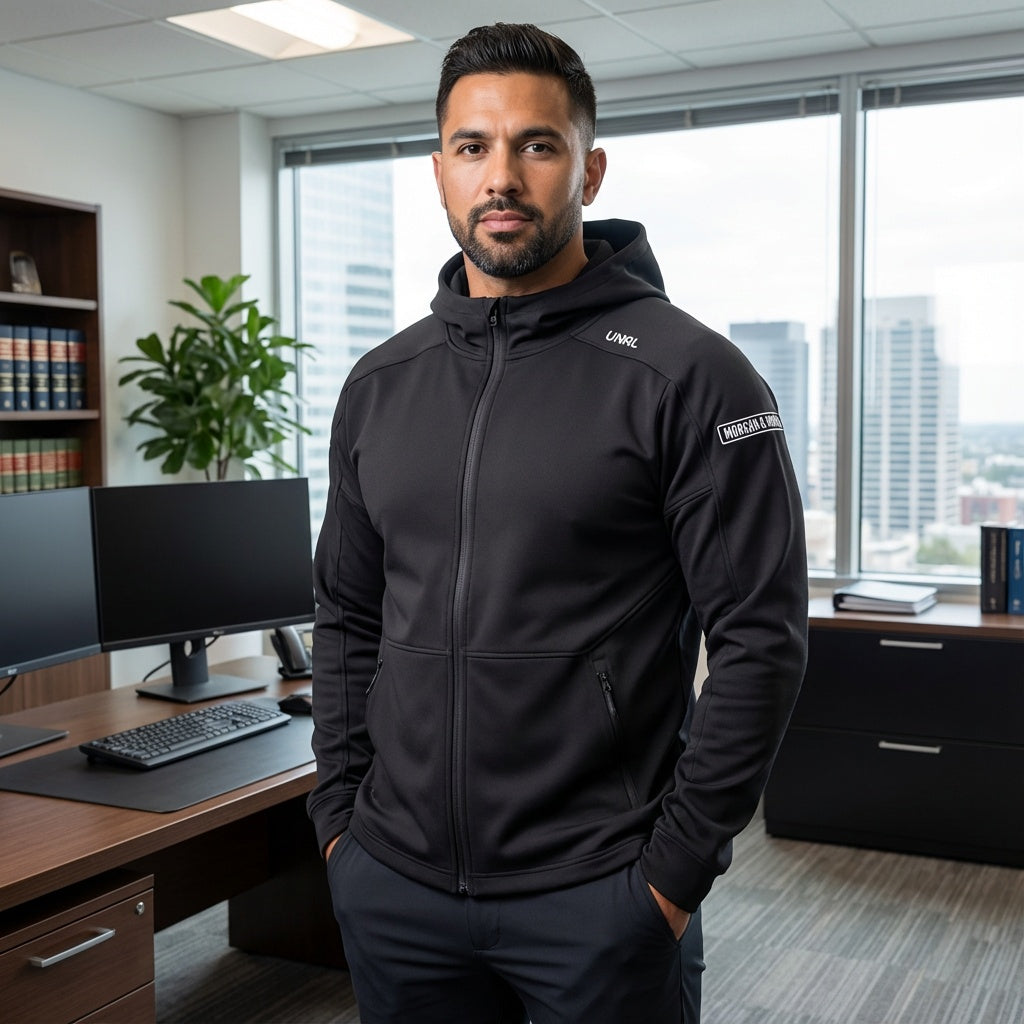 Morgan & Morgan UNRL Impact Full-Zip Performance Hoodie