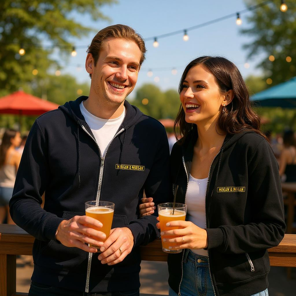 Morgan & Morgan Lightweight Zip Hoodie