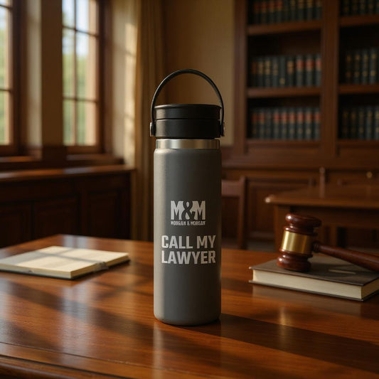 Morgan & Morgan 20 oz Hydro Flask – “Call My Lawyer” Edition