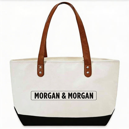 M&M Oversized Canvas Beach Tote