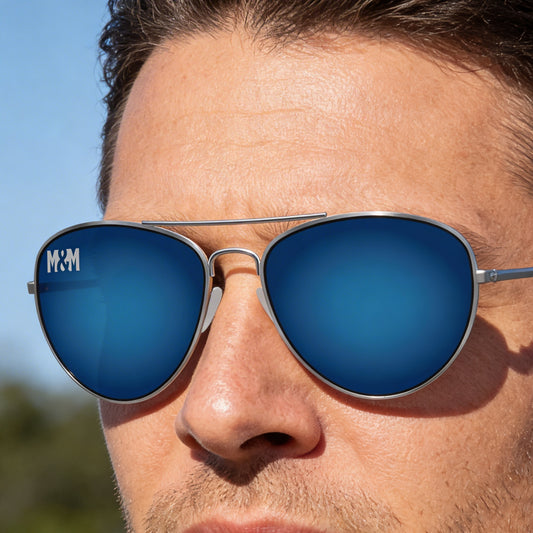 Morgan & Morgan Miami Aviator Sunglasses