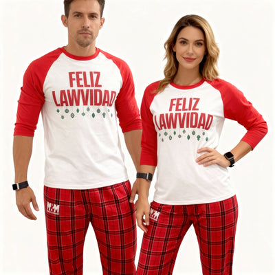 Morgan & Morgan Holiday Shirt – “Feliz Lawvidad” or “Fa Law Law Law” (Unisex)