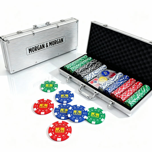 Morgan & Morgan 500-Piece Poker Set with Aluminum Case