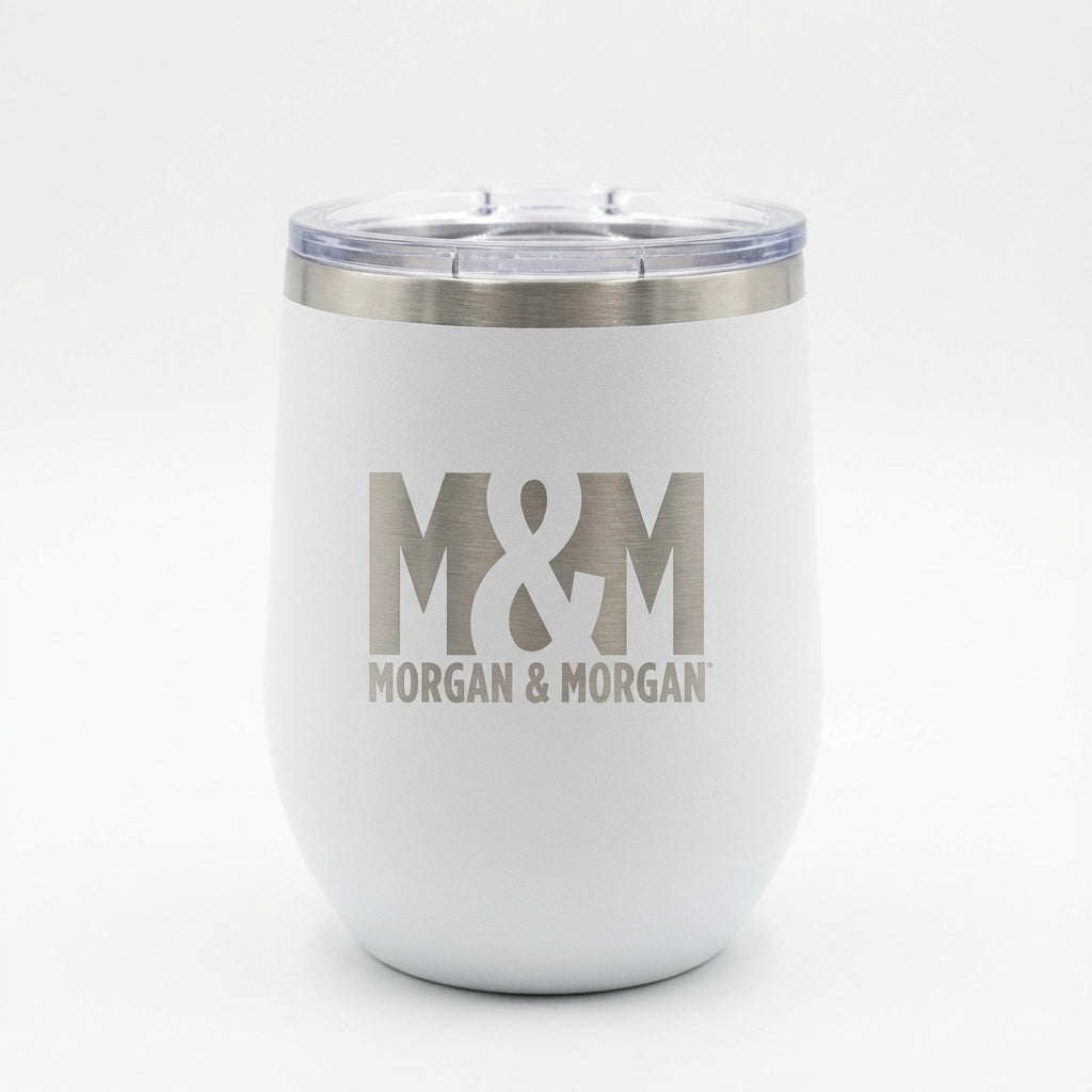 Morgan & Morgan Polar Camel 12oz Stemless Stainless Steel Wine Tumbler