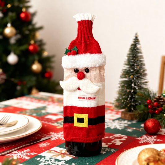 Morgan & Morgan Holiday Wine Bottle Sweater Covers