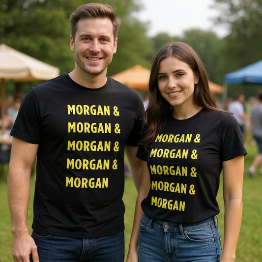 Morgan & Morgan Stacked Tee – Iconic. Bold. Unapologetic.