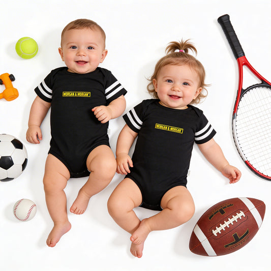 Morgan & Morgan Baby Football Onesie