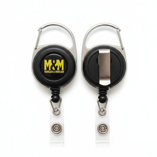 Morgan & Morgan Premium Carabiner Badge Reel