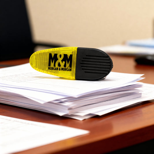 Morgan & Morgan Jumbo Magnetic Memo Clip