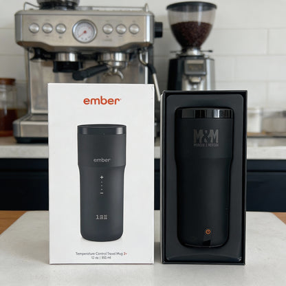 Morgan & Morgan Ember 12 oz Temperature Control Smart Travel Mug