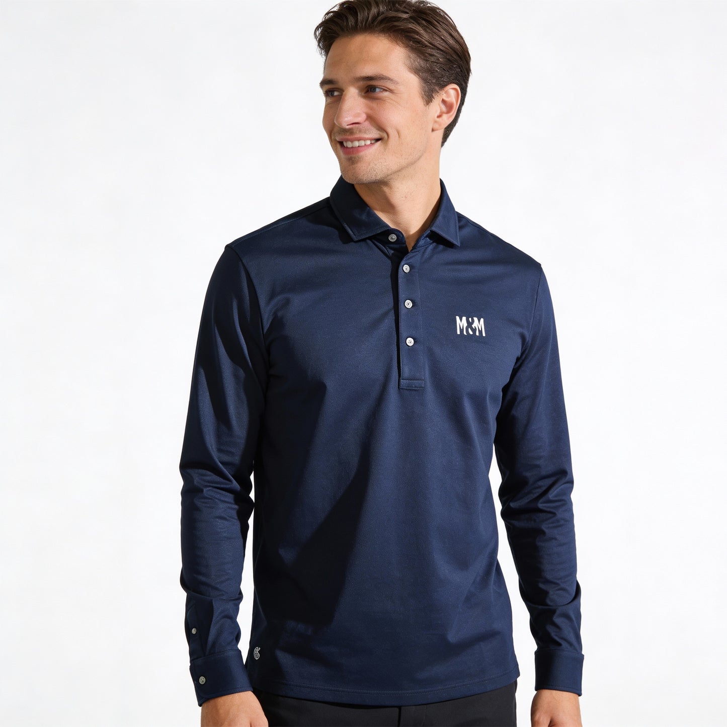 Morgan & Morgan x Greyson Omaha Performance Long Sleeve Polo