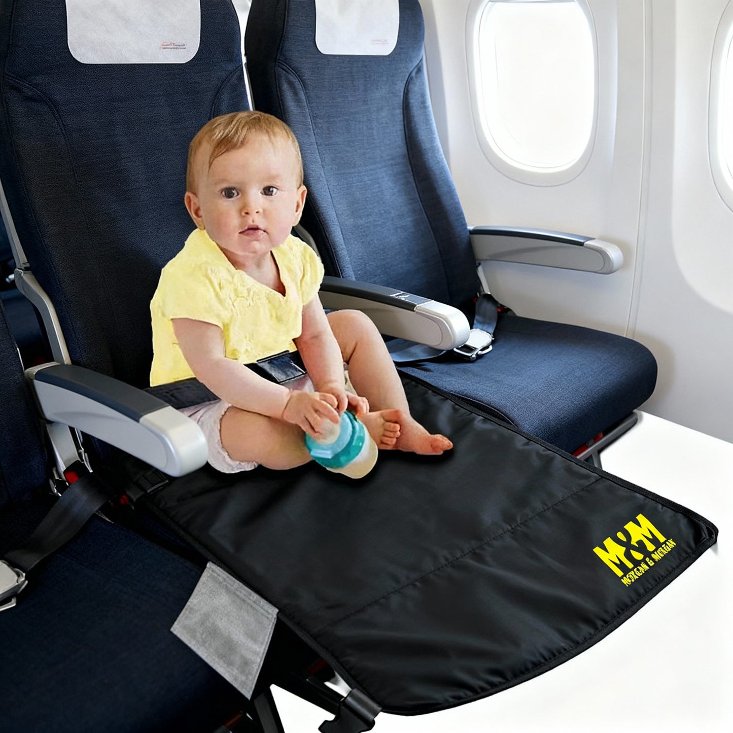 Morgan & Morgan Children’s Airplane Travel Bed & Safety Harness Mat