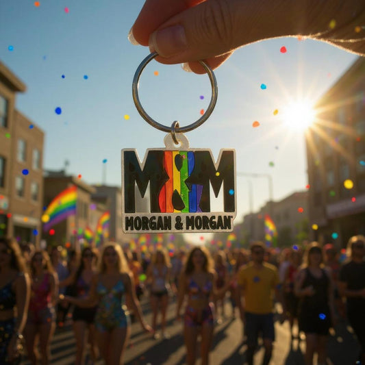M&M Pride Key Chain