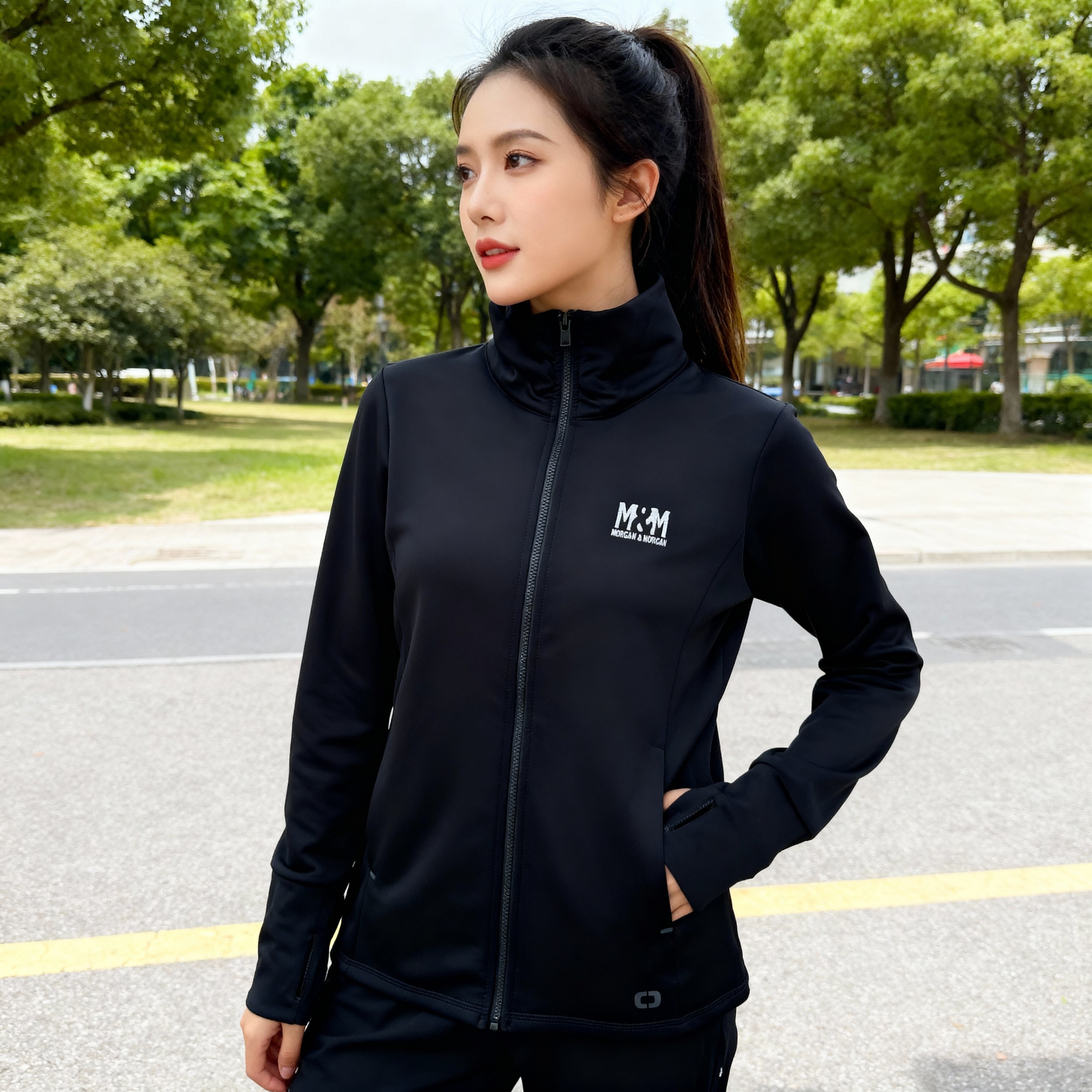AO　レディース　BLK M openart-