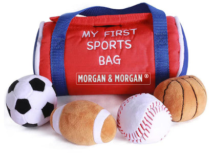 Morgan & Morgan “My First Sports Bag” Plush Toy Set