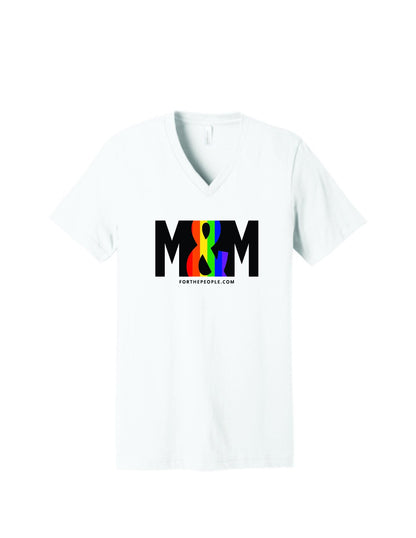 M&M Pride V-Neck Tee – For the People, For the Pride
