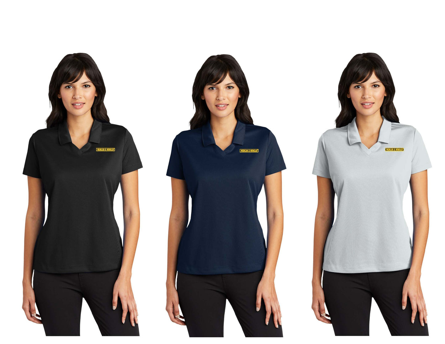 Morgan & Morgan Women’s Nike V-neck polo